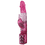 2PB2-27 - Jelly-Krystal-Undeniable-7.5-inch-Pink - 7.5 inches of rabbit vibrator pleasure.Features:Multi-speed squirmy reversible at your commandGyr...